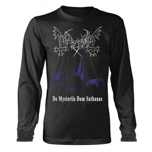 Mayhem Unisex Adult De Mysteriis Dom Sathanas Long-Sleeved T-Shirt / Black